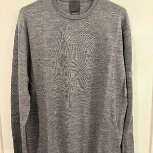 H&M Regular Fit Merino Wool Sweater – Grey – Medium